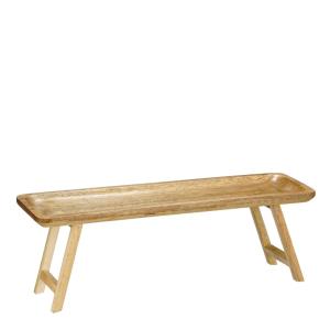 Tabla de madera de mango marrón l50