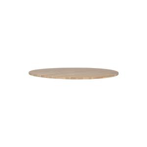 Tablero de mesa redondo en madera beige