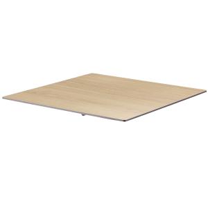 Tablero laminado de mesa de 60x60 cm en roble natural