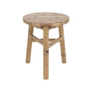 Taburete de jardín en bambú h38 cm