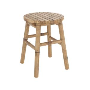 Taburete de jardín en bambú h45,5 cm