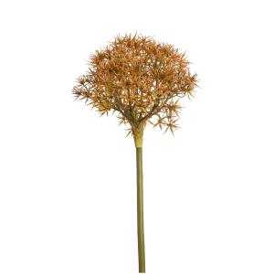 Tallo de allium atropurpureum artificial naranja h89