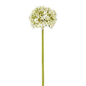 Tallo de allium everest artificial blanco h90