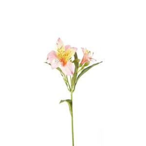 Tallo de alstroemeria artificial rosa y amarillo h44