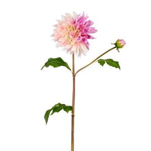 Tallo de dalia artificial rosa claro y fucsia h20