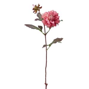 Tallo de dalia artificial rosa h64