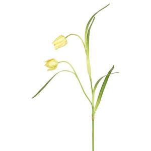 Tallo de fritillaria imperial artificial amarillo h70