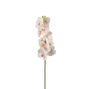 Tallo de orquídea bandailan artificial rosa y blanca h66