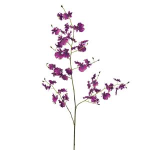 Tallo de orquídea oncidium artificial morada h140