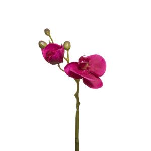 Tallo de orquídea phalaenopsis artificial fucsia h21