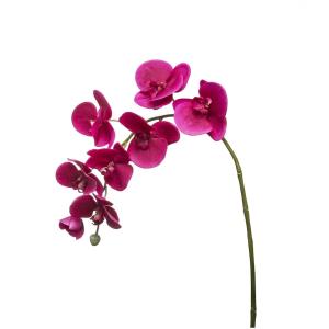 Tallo de orquídea phalaenopsis artificial fucsia h82