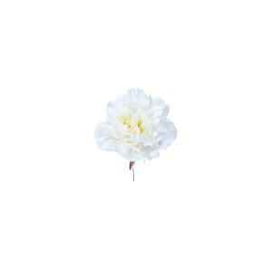 Tallo de peonía para clavar artificial blanco h18