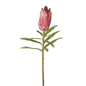 Tallo de protea artificial rosa h73