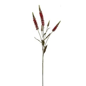 Tallo de verónica artificial rojo h89