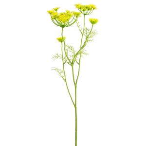 Tallo de zanahoria silvestre artificial amarillo h75