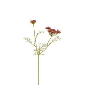 Tallo de zanahoria silvestre artificial rojo h75