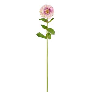 Tallo de zinnia artificial rosa h68