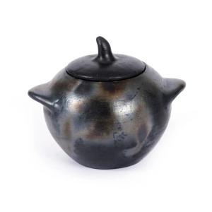 Tarro de terracota negro