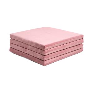 Tatami plegable estilo montessori rosa