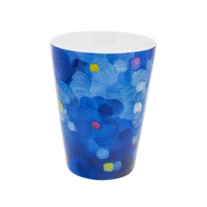 Taza  45 cl  azul porcelana china  12 x 0 x 6 cm