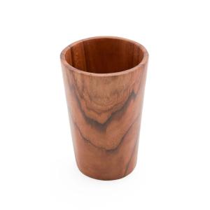 Taza alta de madera de teca