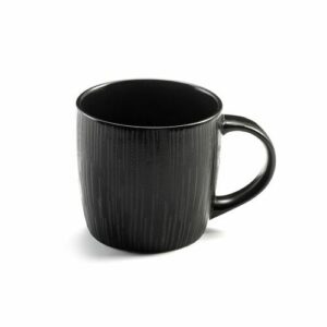 Taza café & té (x6) gres negro