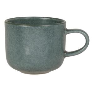 Taza de gres azul