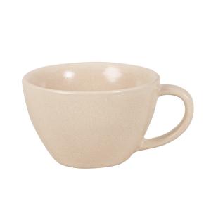 Taza de gres beige