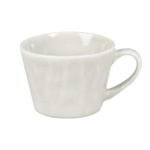 Taza de porcelana gris