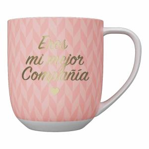 Taza de regalo eres mi mejor compania