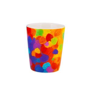 Taza expreso  multicolor porcelana  5 x 0 x 6 cm