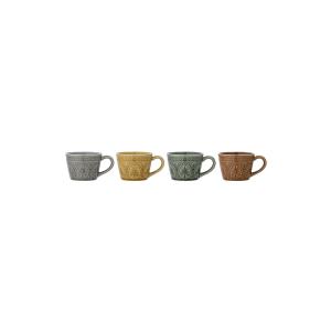 Taza gres multicolores (juego de 4)