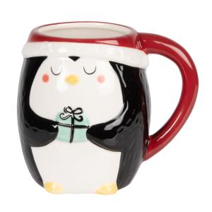 Taza pingüino multicolor