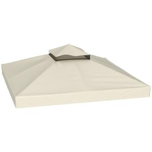 Techo de repuesto 300x300 cm crema