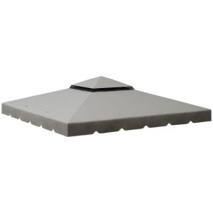 Techo de repuesto 300x300 cm gris claro
