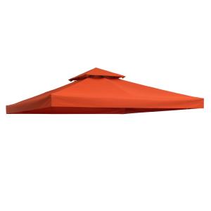 Techo reemplazo para carpa 300x300 cm rojo óxido