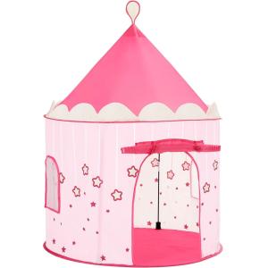 Tienda de campaña infantil de 101 x 135 cm de color rosa
