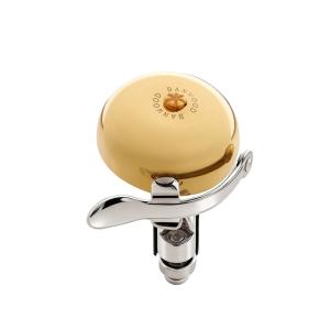 Timbre bicicleta dorado infantil