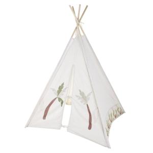 Tipi de polièster color blanco 103x103x160cm