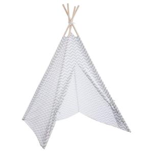 Tipi infantil de poliester gris 120x120x160cm