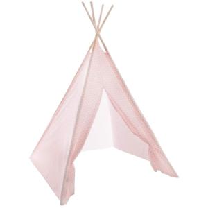 Tipi infantil de poliester rosa 120x120x160cm