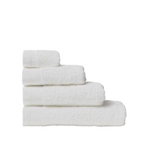 Toalla baño algodón egipcio blanco 90x150