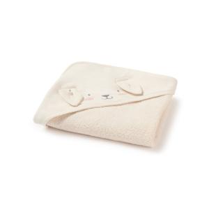 Toalla de baño con capucha y orejitas marfil crudo. Toalla…