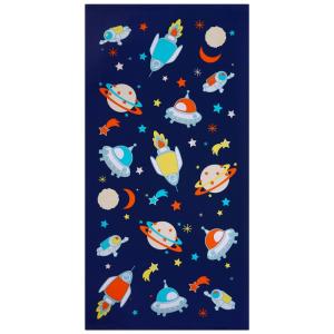 Toalla de microfibra niño  galaxy" 70x140 multicolor"