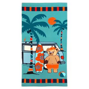 Toalla de playa de microfibra - Surfista - 70x140cm - 250g/…