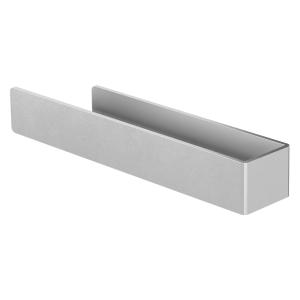 Toallero de pared sin taladrar aluminio plateado