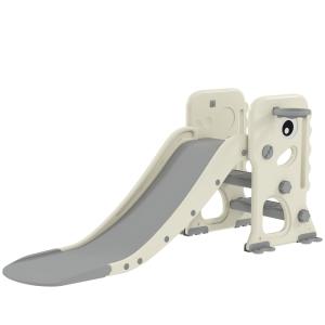 Tobogán infantil 146x52x65 cm crema