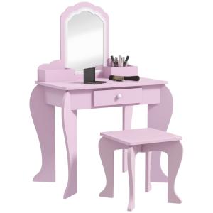 Tocador infantil 55x36x86 cm rosa
