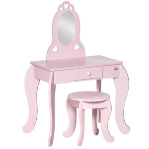 Tocador infantil 60x36x88 cm rosa