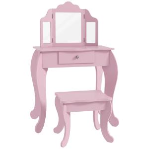 Tocador infantil 63x40x85.5 cm rosa